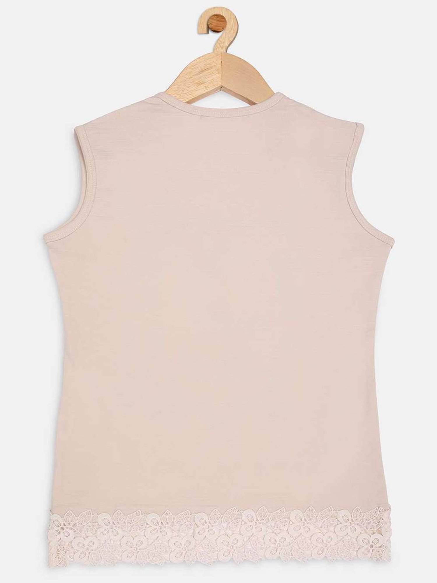 ZIAMA Kids Pink Embellished Top