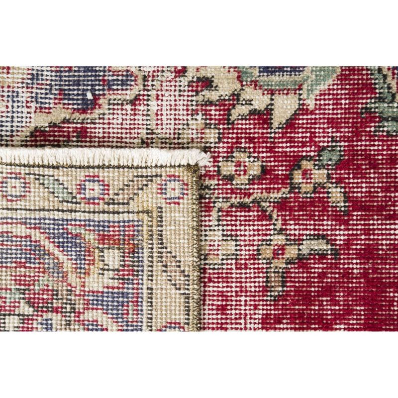 6'5"x9'10" Vintage One-of-a-Kind Heraclia Rug Red - Revival Rugs