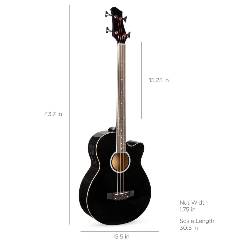 JN Guitars Elijah Series ELI-DCE Dreadnought Cutaway Acoustic-Electric