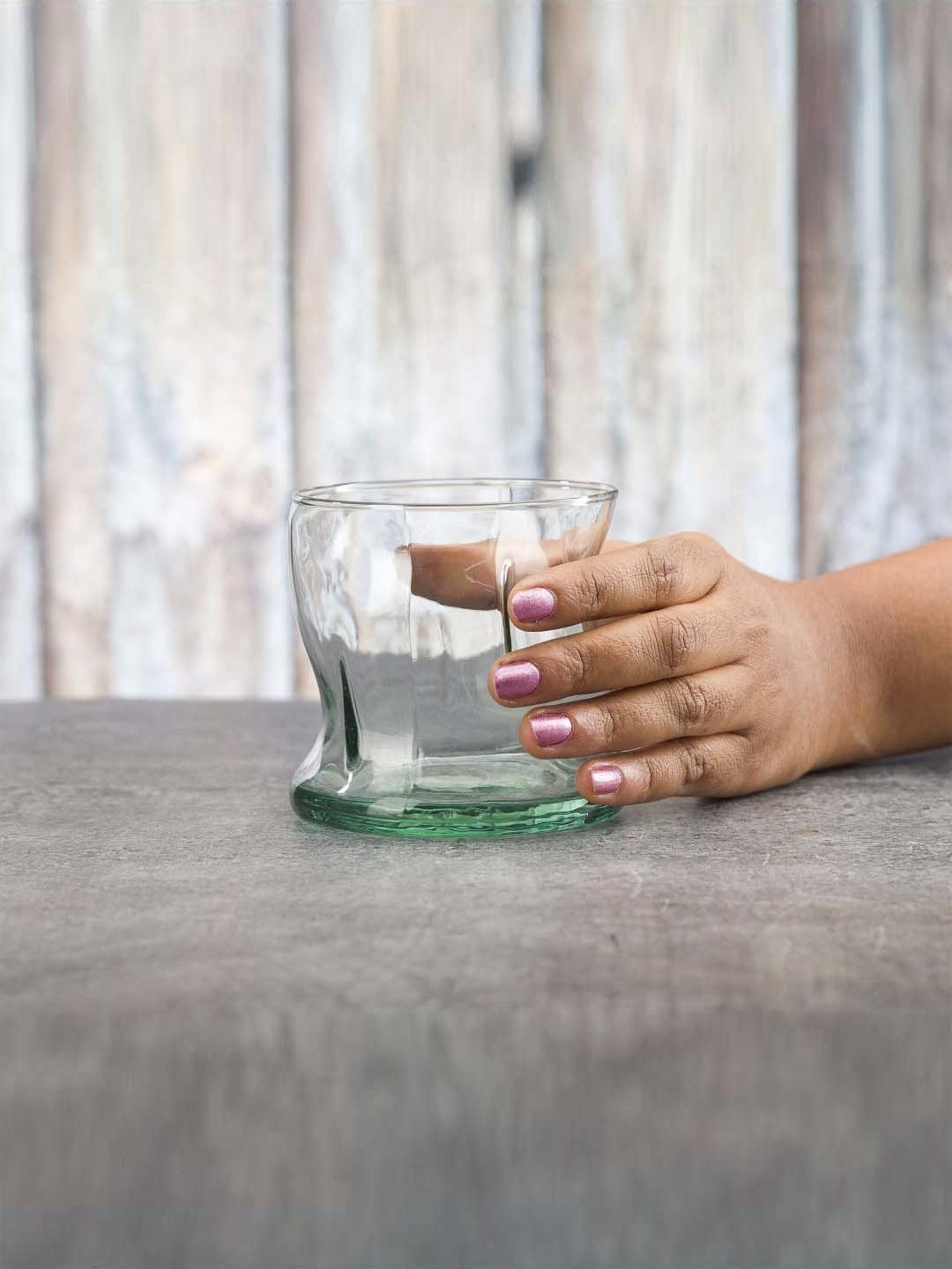 Pasabahce Green Amorf Eco Friendly Whisky Glasses (0.34 L) - Set of 4