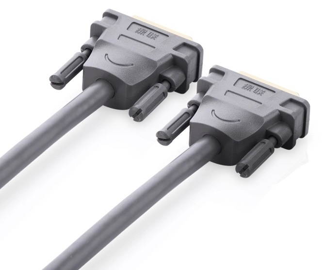 DV103 6.56ft/2m DVI-D(24+1) male to DVI-D (24+1)male Digital Dual Link Cable 24K gold plated