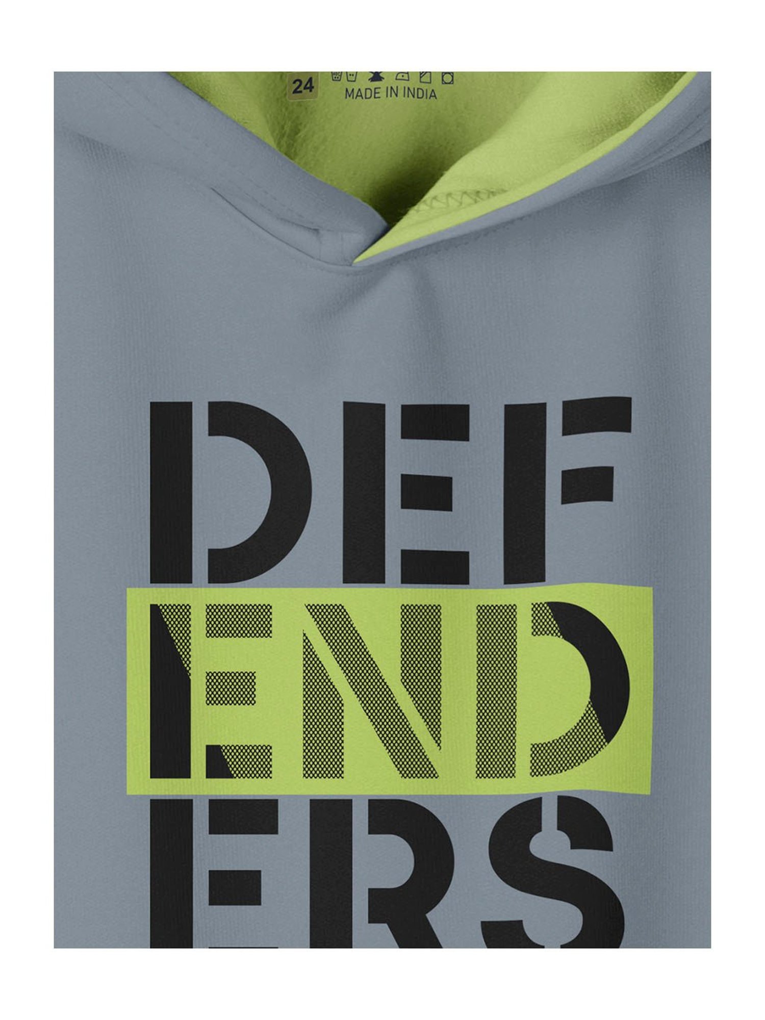 HELLCAT Kids Bluish Grey & Burgundy Printed Full Sleeves Sweatshirt (Pack Of 2)