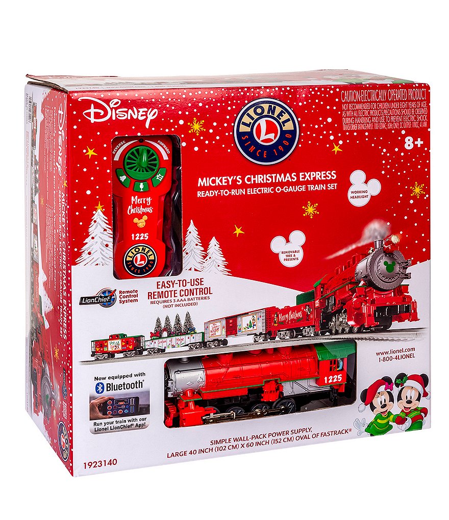 Lionel Mickey Mouse Christmas LionChief Train Set