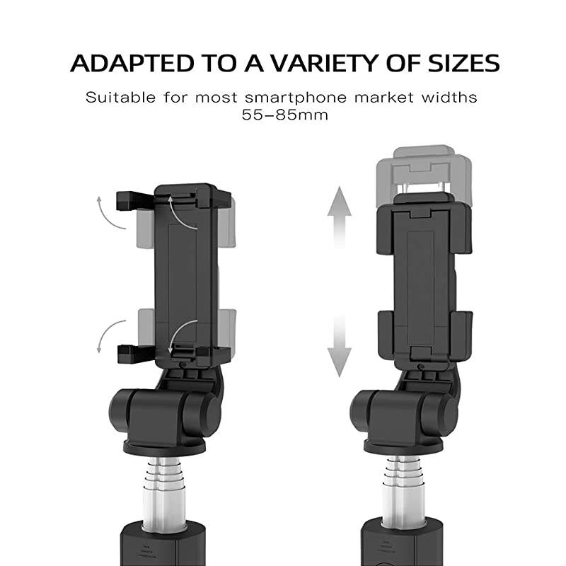 Selfie Stick Tripod with Bluetooth Selfie Tripod with Mini Wireless Remote for iPhone XiPhone 88 PlusiPhone 77 PlusGalaxy S9S9 PlusS8S8 PlusNote8 and More by