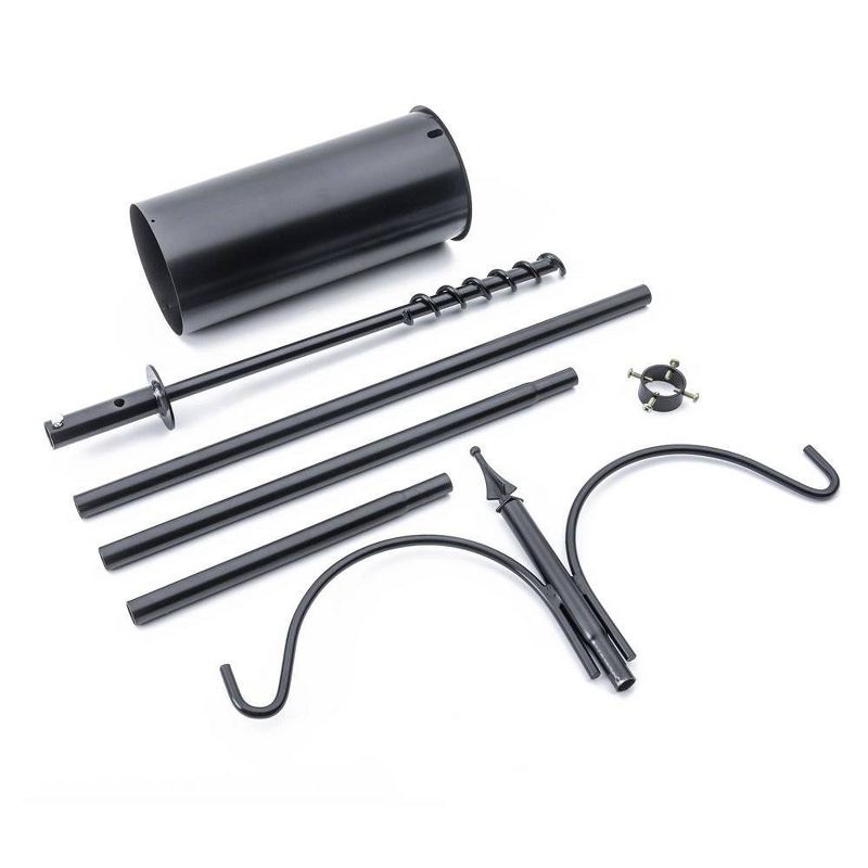 Birds Choice 2 Arm Topper Bird Feeder Pole Set with Squirrel Baffle