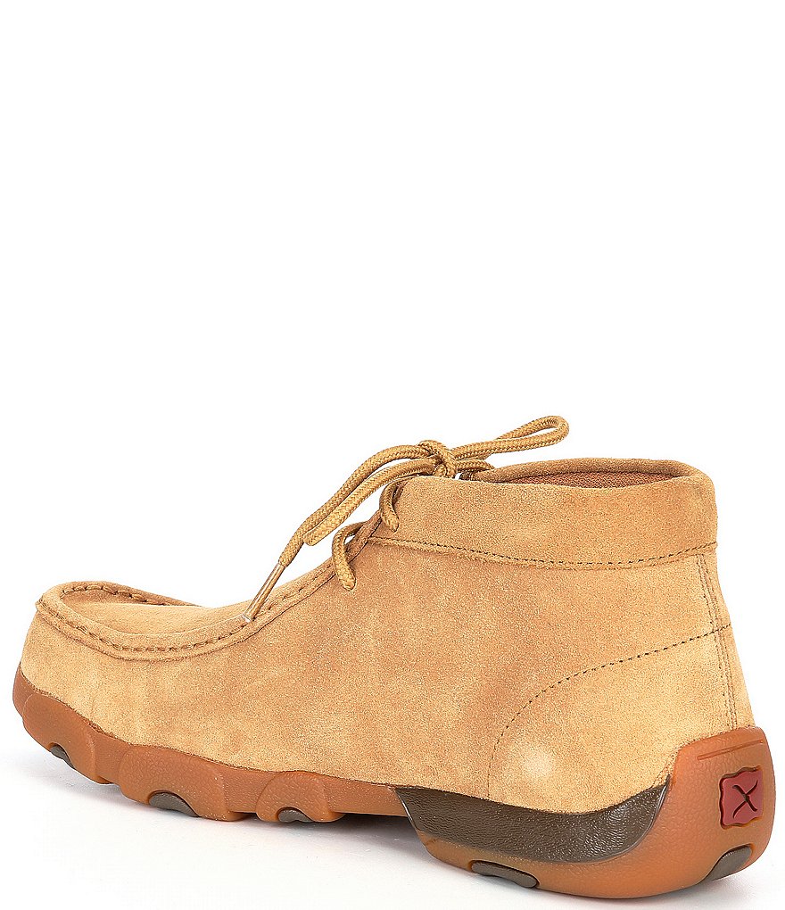 Twisted X Men's Lace-Up Chukka Driving Moccasins
