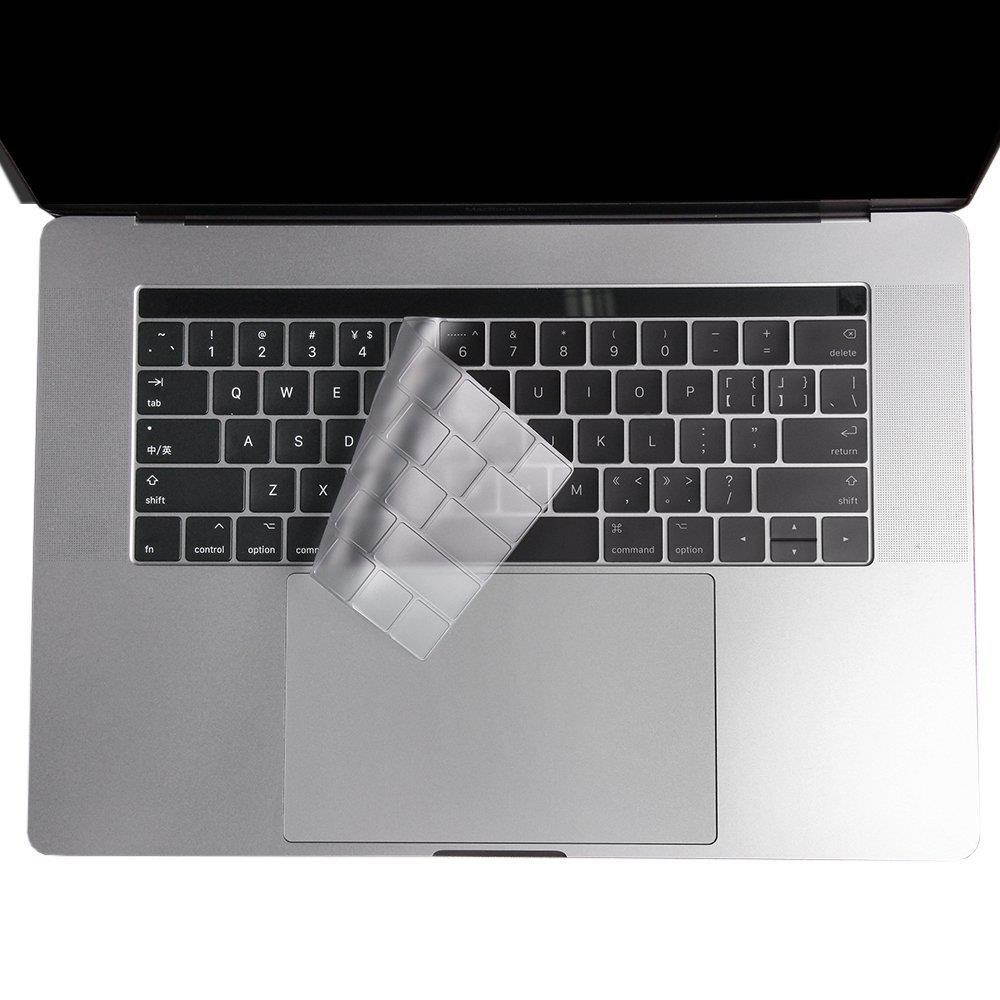VFENG Premium Ultra Thin Keyboard Skins for MacBook Pro with Touch Bar 13" and 15" (Model Number A1706, A1707, A1989, A1990, Released 2016 2017 2018)