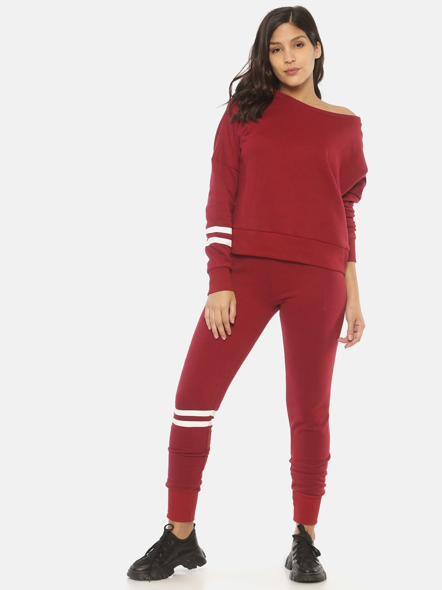 ISU Maroon Regular Fit Sweatshirt