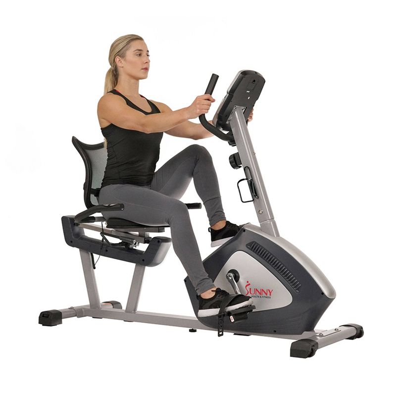 Sunny Health & Fitness Endurance Zone Training Recumbent Bike