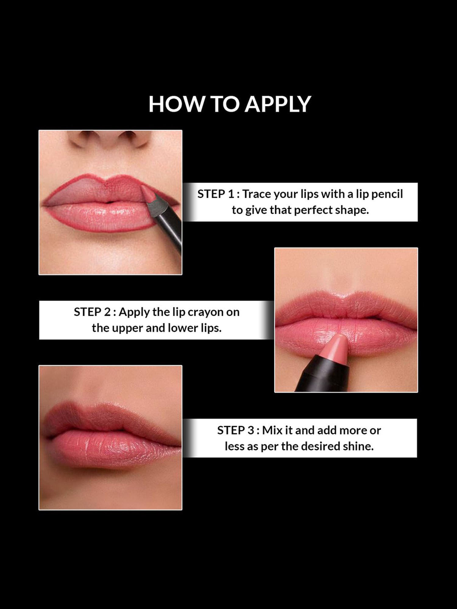 Lenphor Matte Show-Off Lip Crayon Cupid Red - 2.8 gm