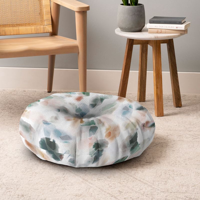 Jacqueline Maldonado Float Earthy Round Floor Pillow - Deny Desings