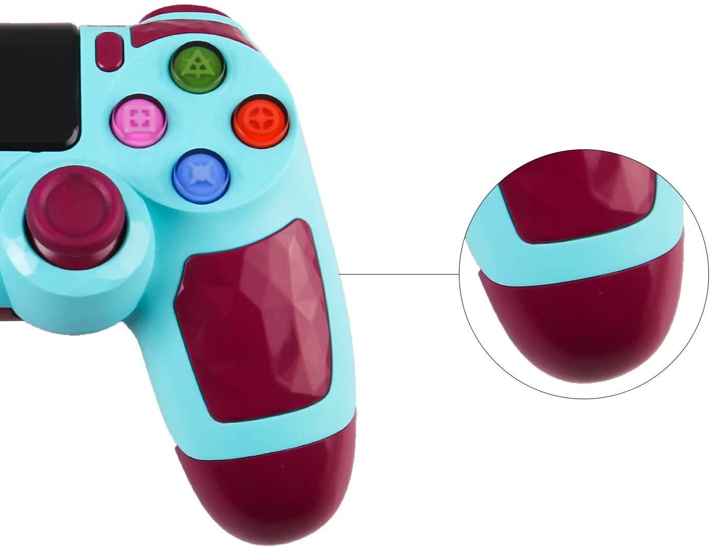 PS4 Controller with High Sensitivity Bluetooth Gamepad Joystick Wireless Controller for Playstation 4 PS4 - Blue