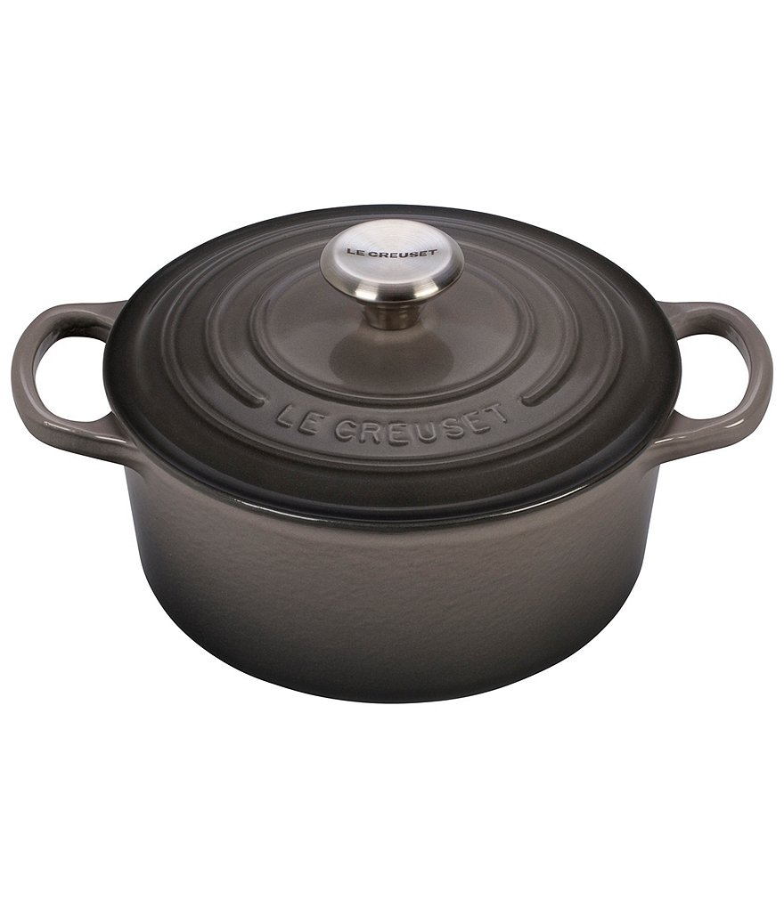 Le Creuset Signature 2-Quart Round Enameled Cast Iron Dutch Oven with Stainless Steel Knob