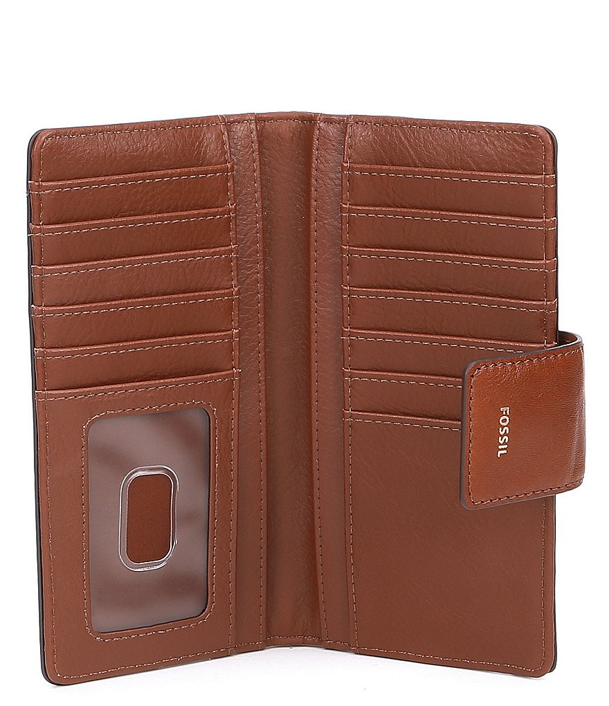 Fossil Logan RFID Leather Tab Bifold Wallet