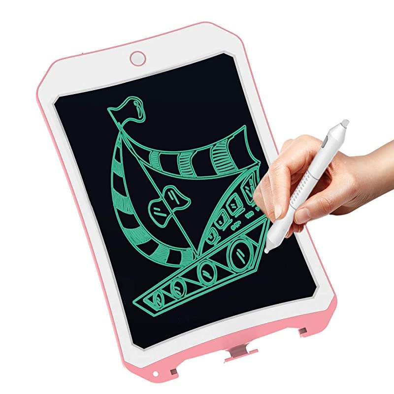 85 Inch Writing Drawing Board Doodle Board Toys for Kids  Birthday Gift for 45 Years Old Kids Adults LCD Writing Tablet with Stylus Smart Paper for Drawing Writer dPink White