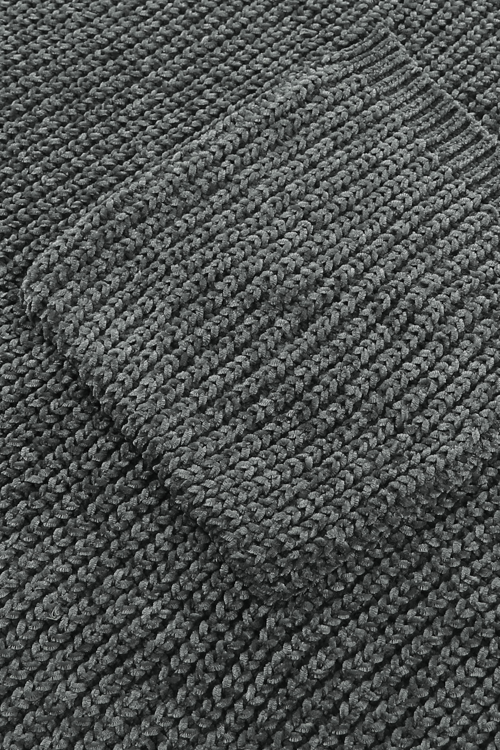 Yellow Drop Shoulder Henley Pullover Sweater With Slits