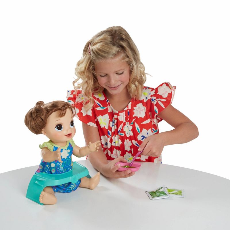 Baby Alive Happy Hungry Baby Doll - Green Dress