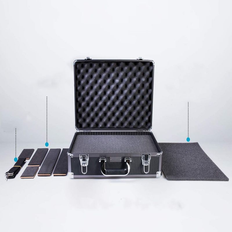 Zeikos ZE-HC36 Deluxe Medium Hard Shell Protective Storage Portable Work Case with Shoulder Strap, Reliable Latches, and Dividers, Regular