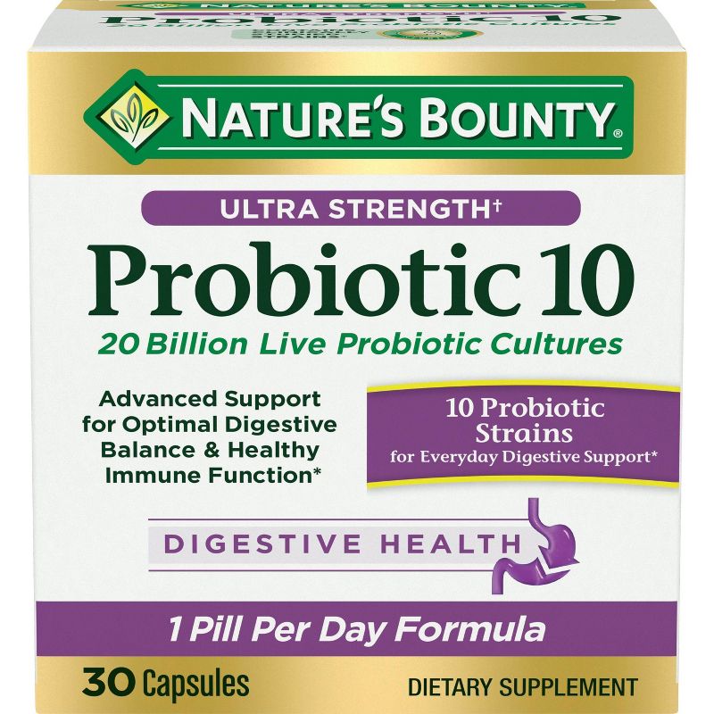 Nature's Bounty Probiotic 10 Capsule - 30ct