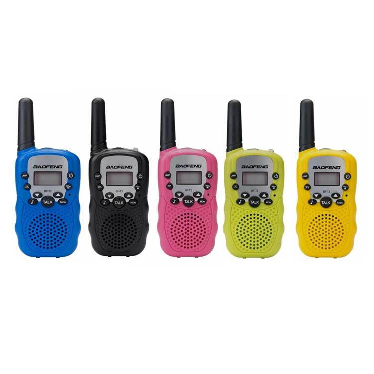 2Pcs Baofeng BF-T3 UHF462-467MHz 8 Channel Two-Way Radio Transceiver Radio Walkie Talkie Built-in Flashlight