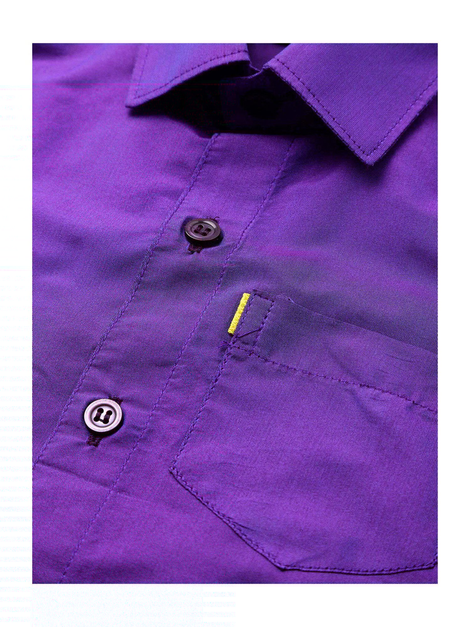 THANGAMAGAN Kids Lavender Solid Lining Shirt