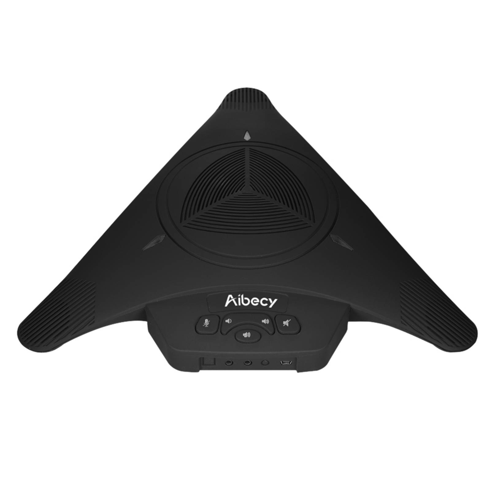 Aibecy High-power Conference Omnidirectional Condenser Microphone Mic Speaker Speakerphone USB Plug & Play 360&deg; Audio Pickup for Business Video Meeting