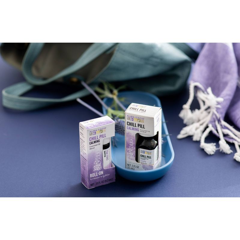 Aura Cacia Chill Pill Calming Pure Essential Oil Blend - 0.5 fl oz