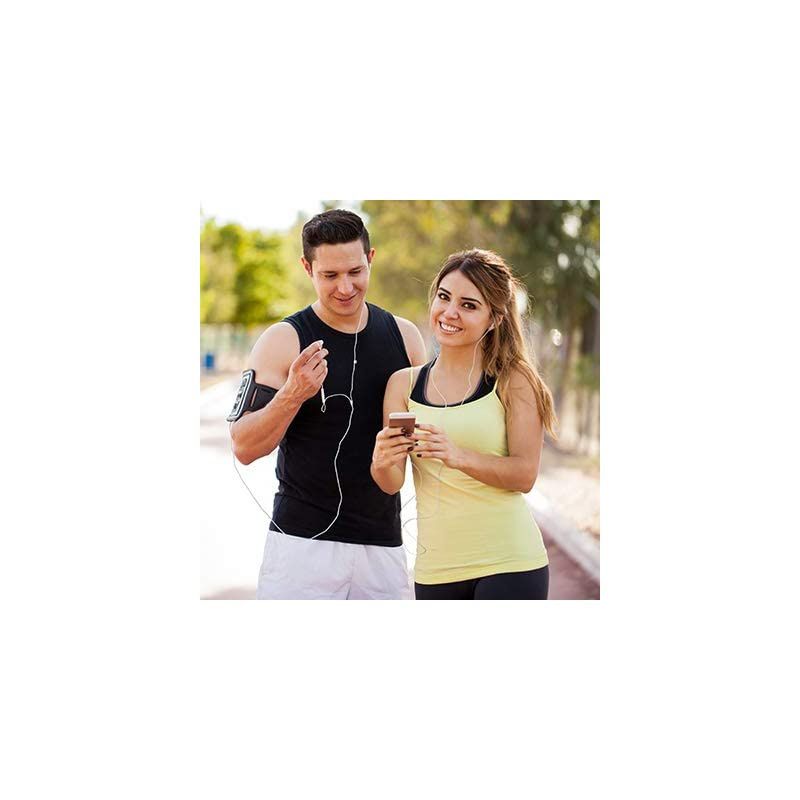 Running Exercise Armband for iPod Touch 7th, 6th and 5th Generation Devices with Adjustable Sport Band, Reflective Border, Touch Screen Protection and Key Holder (Purple)