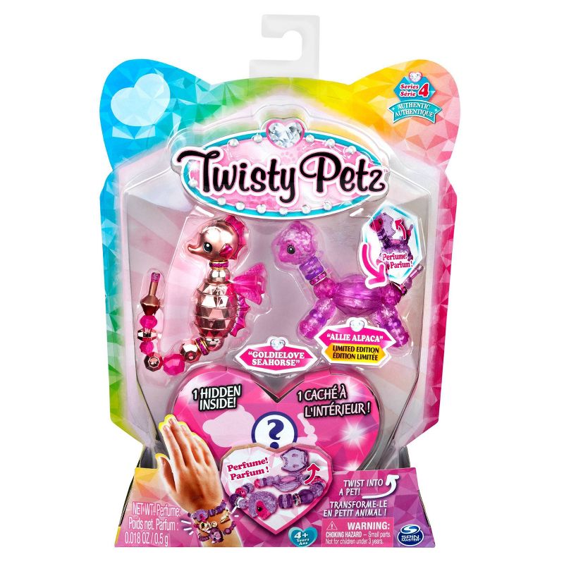 Twisty Petz Series 4 3pk - Goldielove Seahorse/Allie Alpaca/Surprise Collectible