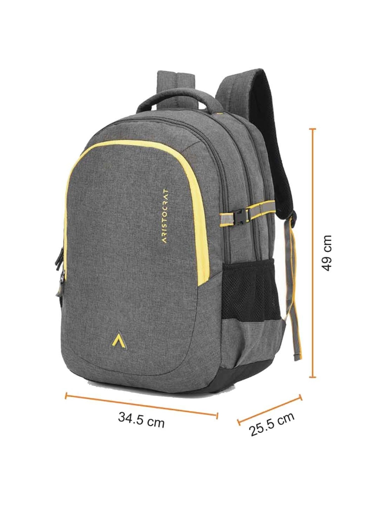 Aristocrat 32 Ltrs Grey Medium Backpack