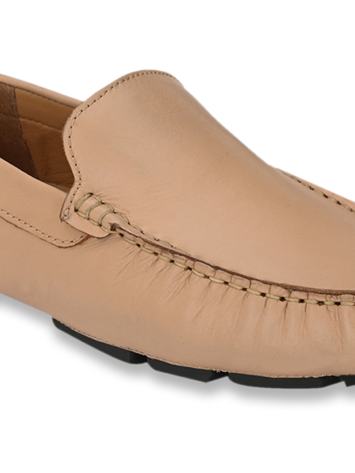 Delize Men's Beige Casual Loafers