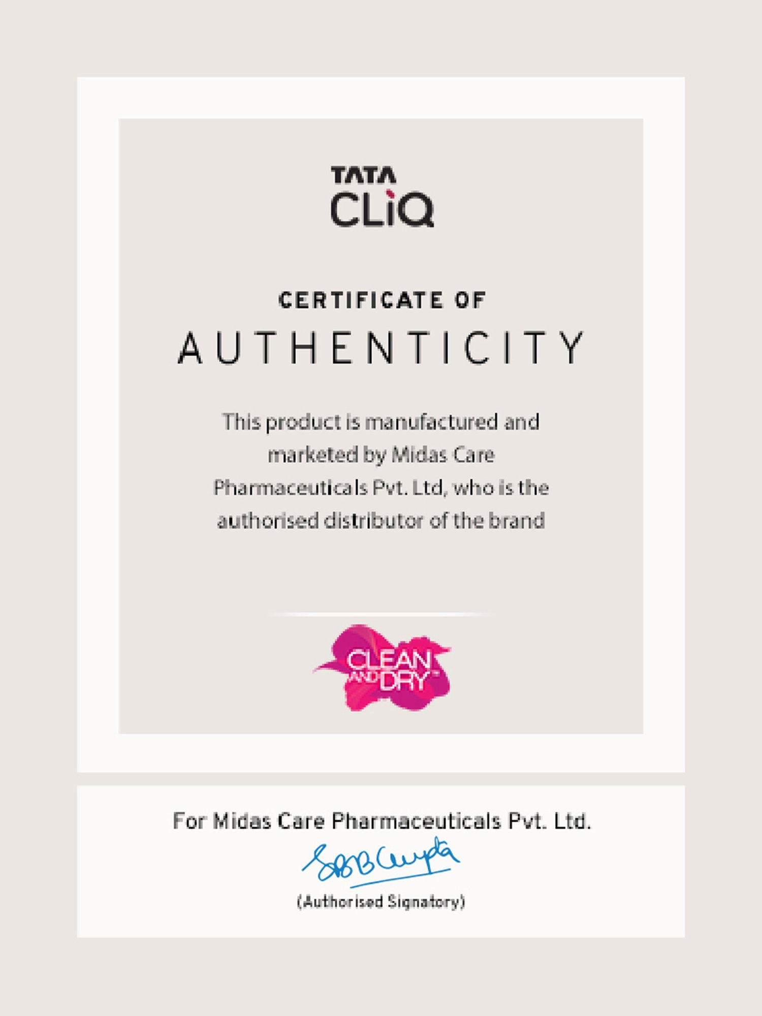 CLEAN AND DRY Intimate Wash - 189 ml