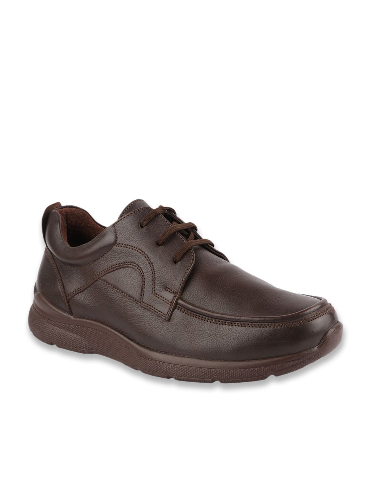 MediFeet Men's Brown Derby Shoes