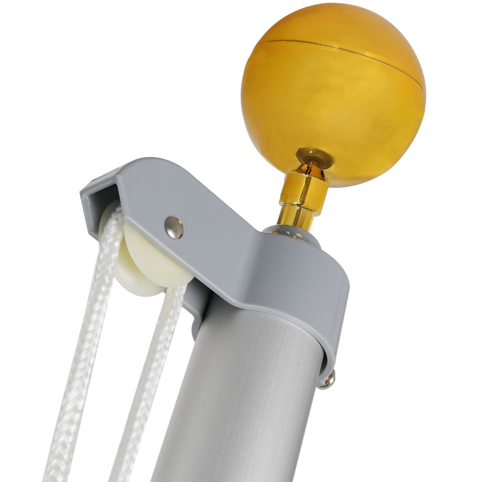 3'x5' US American Flag and Ball Top Kit 16FT Sectional Flag Pole Flagpole