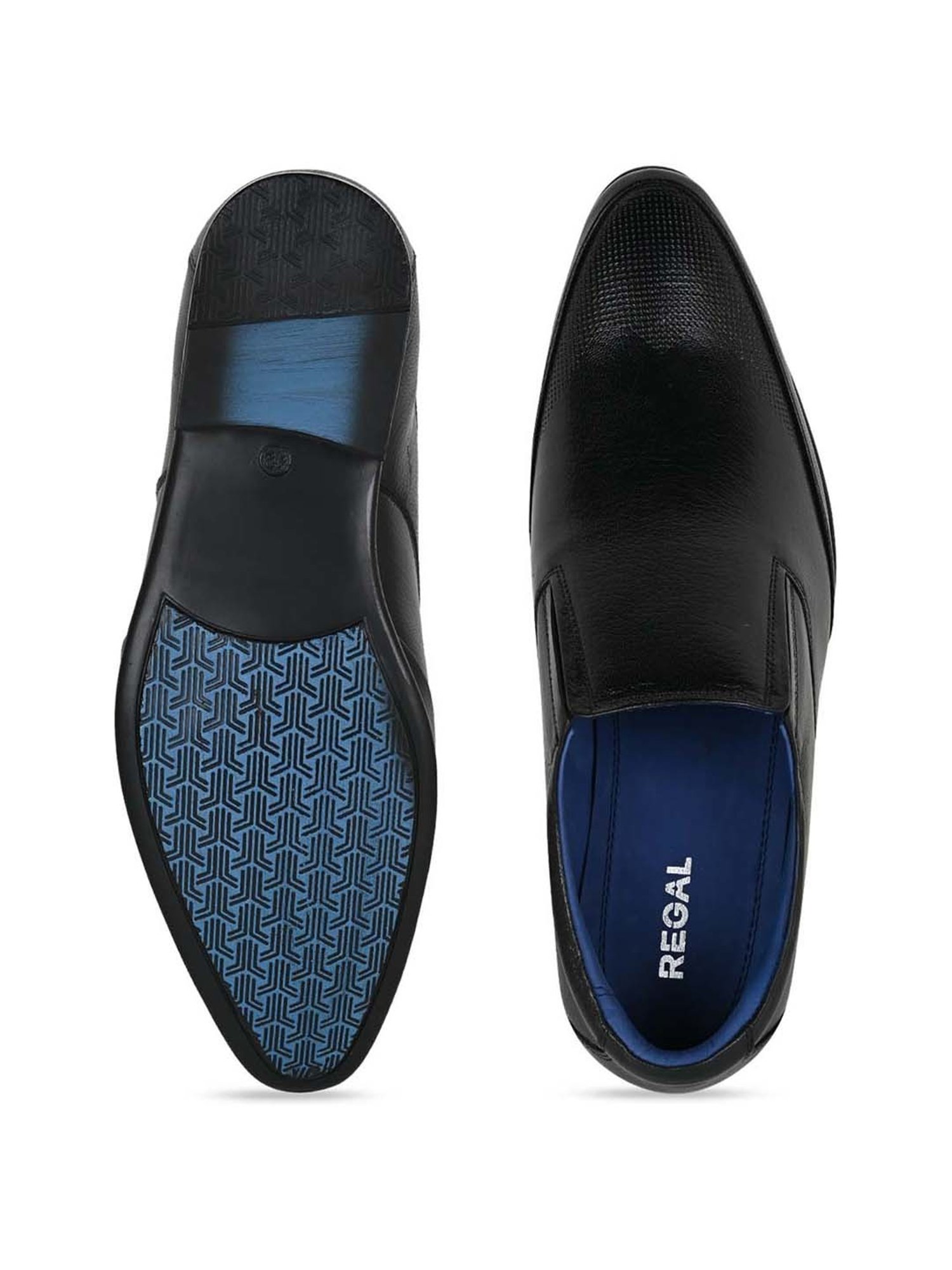 Regal Men's Black Formal Loafers