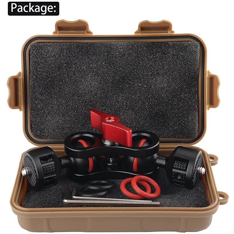 Articulating Magic Arm Field Monitor Mount with 1420 Double Ballhead for 57 Camera Monitors Viewfinders Stronger Version