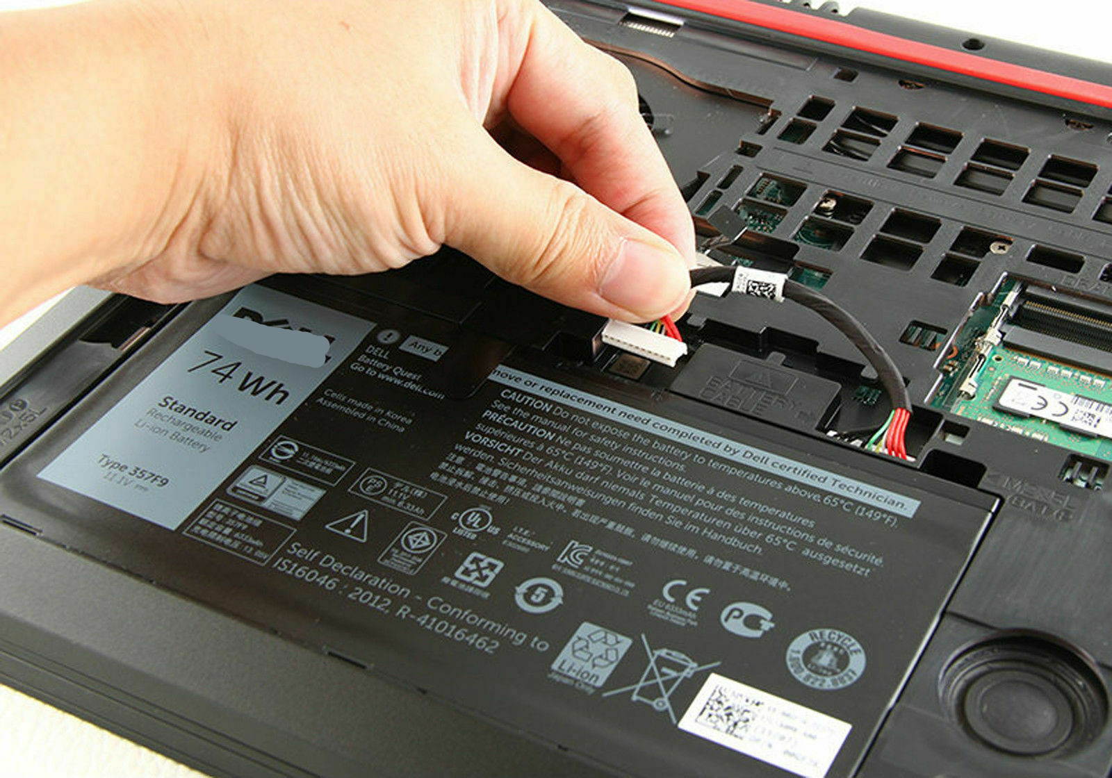 357F9 71JF4 Laptop Battery for Dell Inspiron 15 7559 7000 7566 7567 INS15PD-1548B INS15PD-1748B  INS15PD-1848B(11.4V 74Wh)