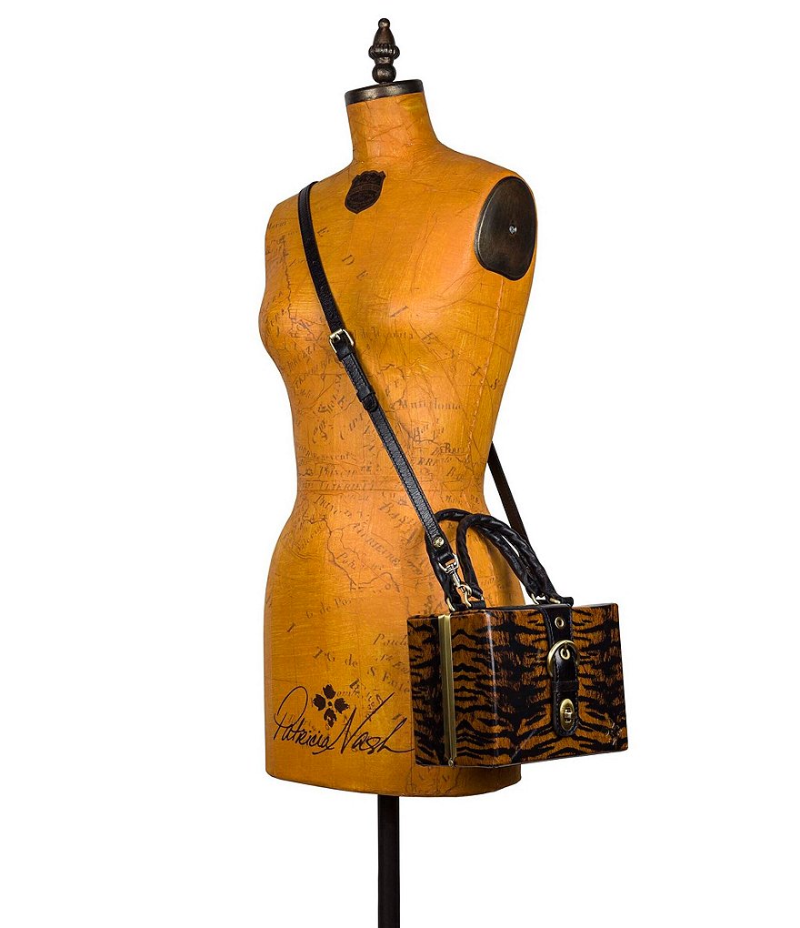 Patricia Nash Tiger Collection Avadi Box Bag
