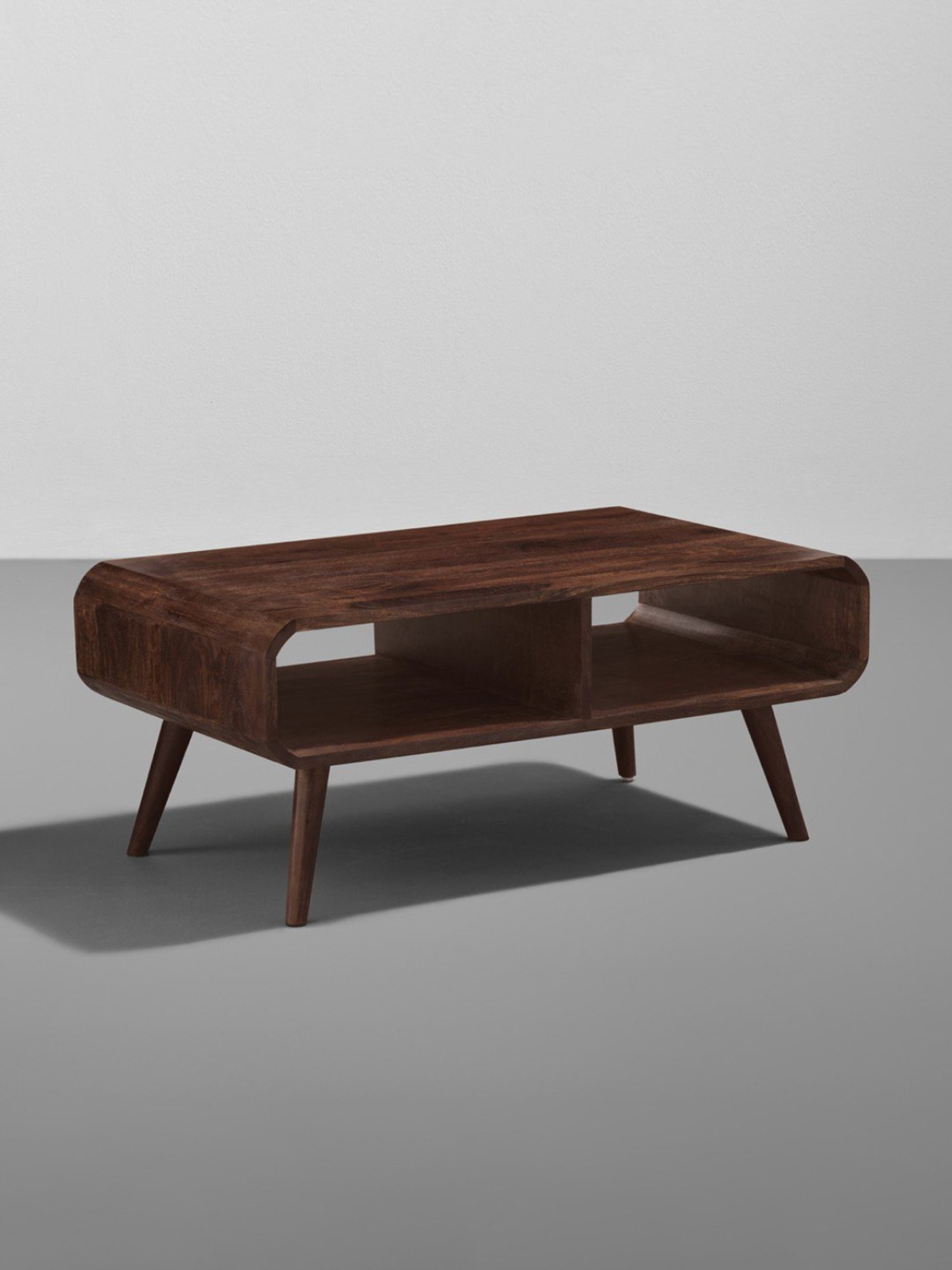 Sleepyhead Peep Teak Brown Sheesham Wood Rectangular Coffee Table with Storage