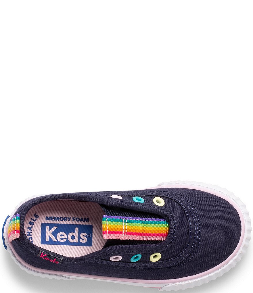 Keds Girls' Topkick Washable Canvas Slip-On Sneakers (Toddler)