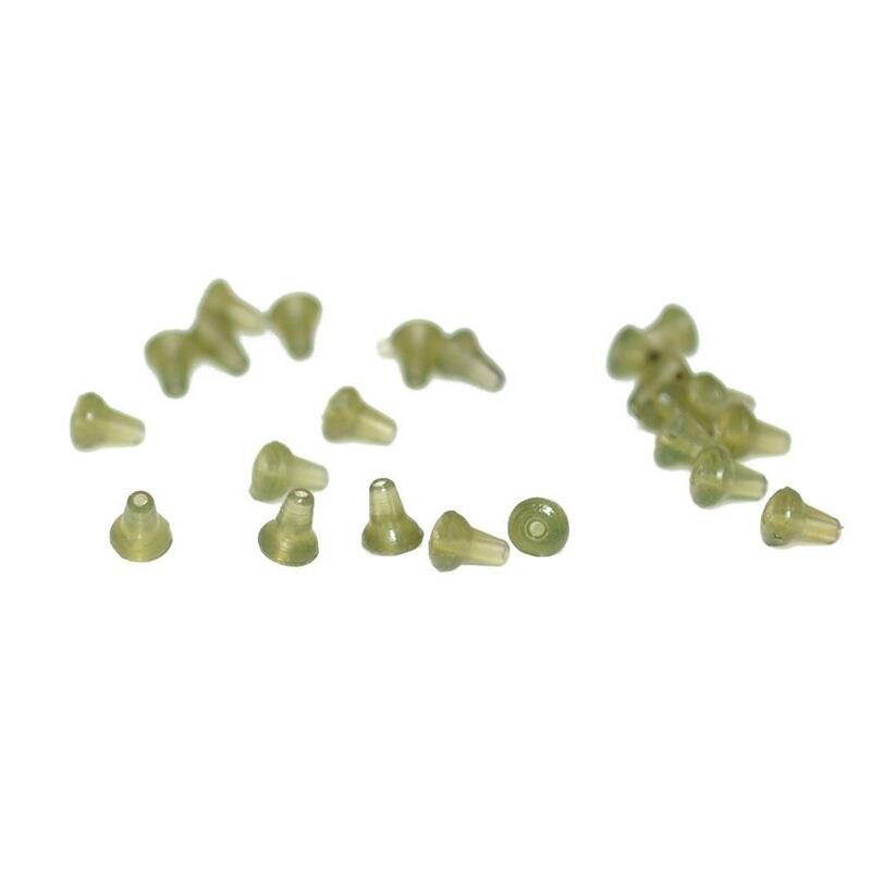 100pcs Rubber Fishing Hook Earring Backs Fishing hook Stoppers Earring Nuts Clutches