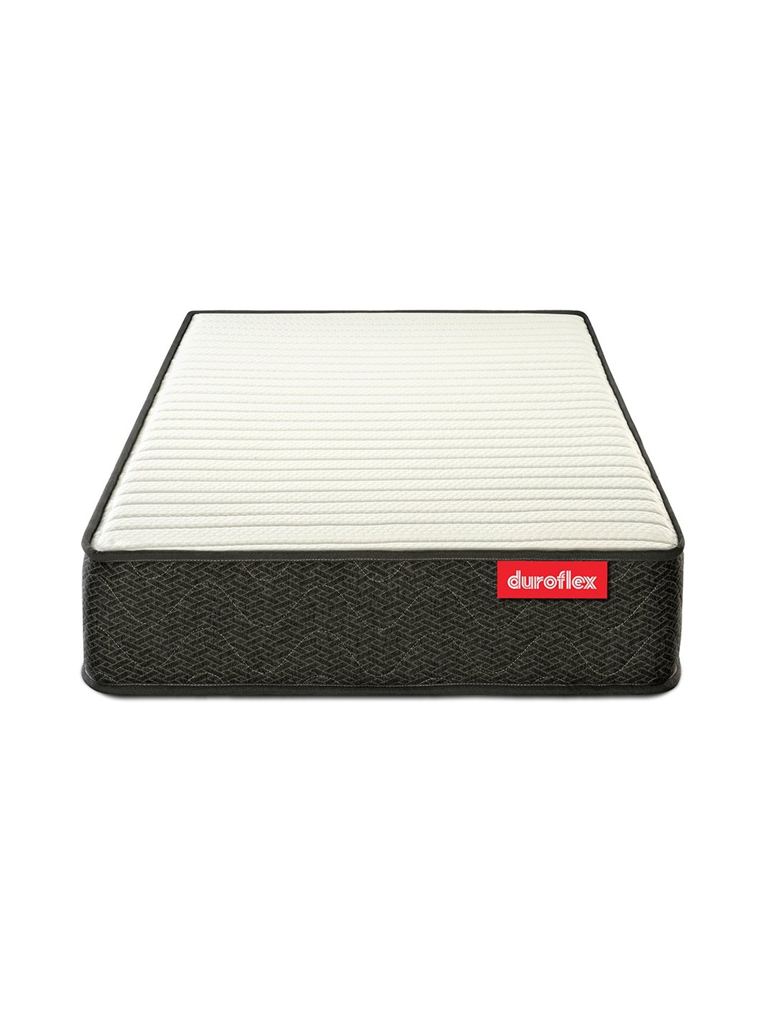 Duroflex LiveIn Bounce White & Black Foam Hybrid Roll 3 Zone Pocket Spring Single Mattress