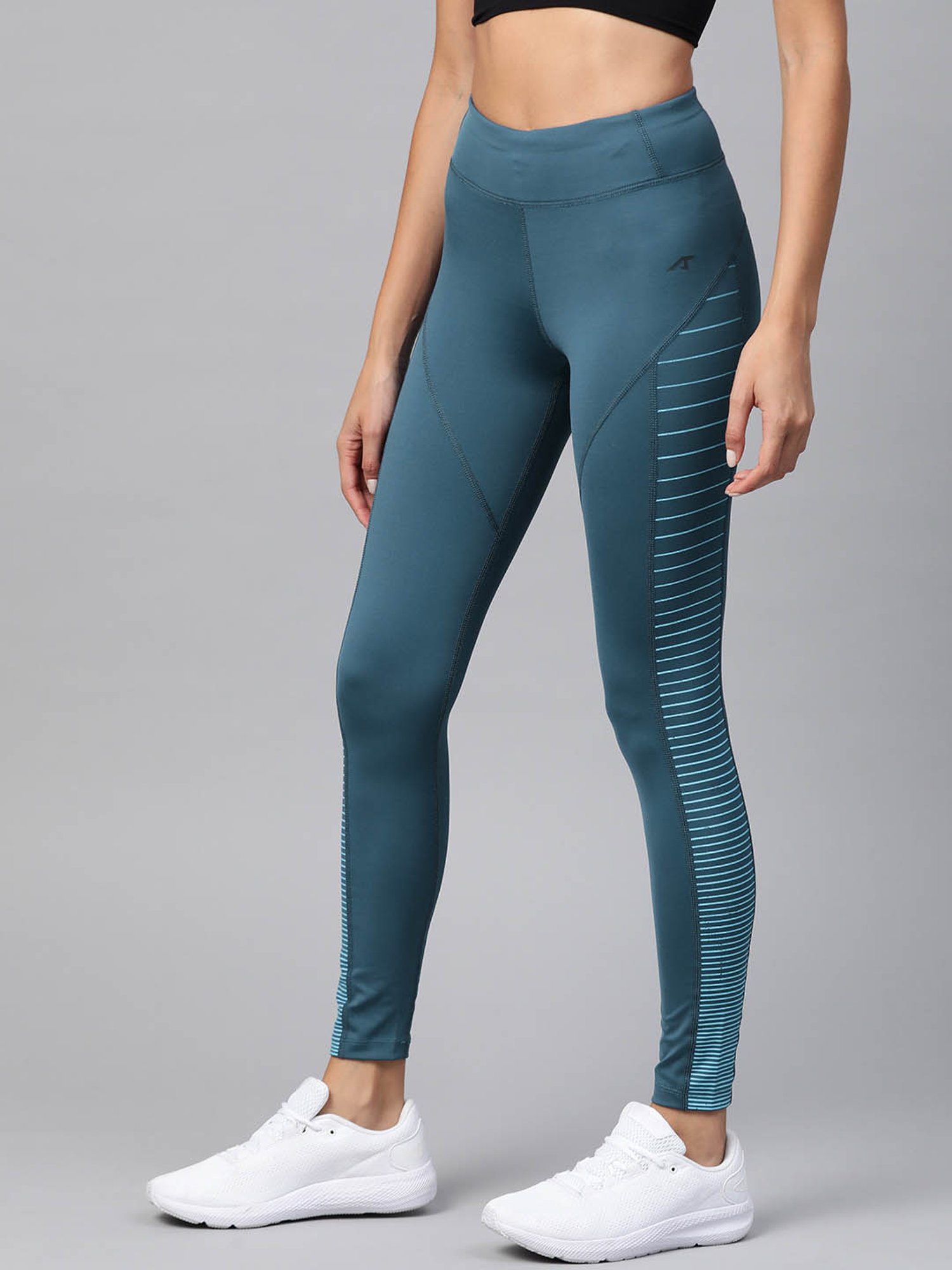 ALCIS Teal Printed Tights