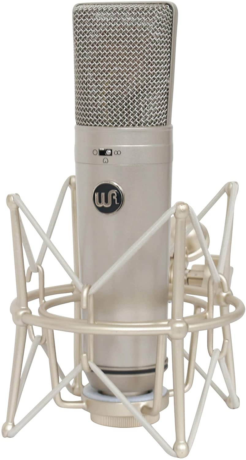 Warm Audio WA-87 R2 Large Diaphragm Condenser Microphone (Nickel) Bundle with Reflection Filter & Mic Stand