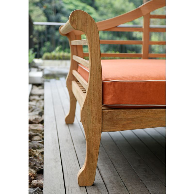Lutyens Teak Daybed - Orange - Cambridge Casual