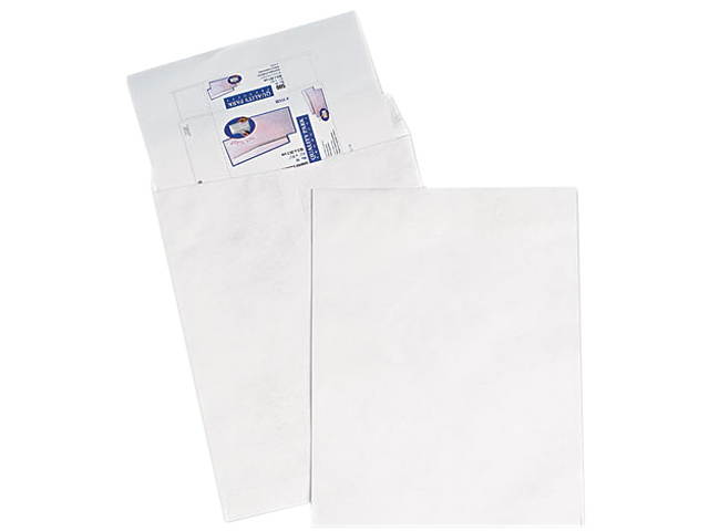 SURVIVOR R5106 Tyvek Jumbo Mailer, Side Seam, 14 1/2 x 20, White, 25/Box