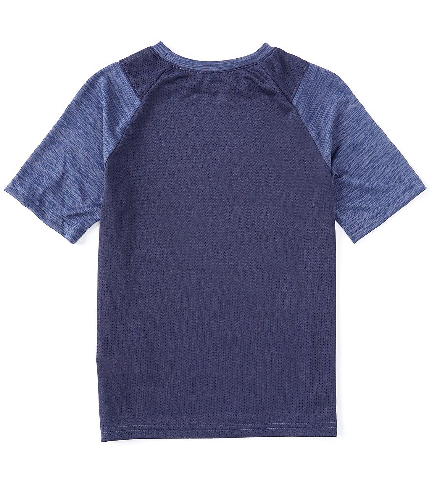 Kinetic by Class Club Big Boys 8-20 Short-Sleeve Mesh Accent Performance Tee