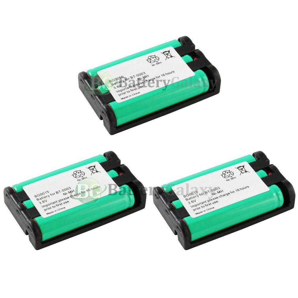 3 NEW OEM BG0015 BG015 Cordless Home Phone Rechargeable Replacement Battery Pack
