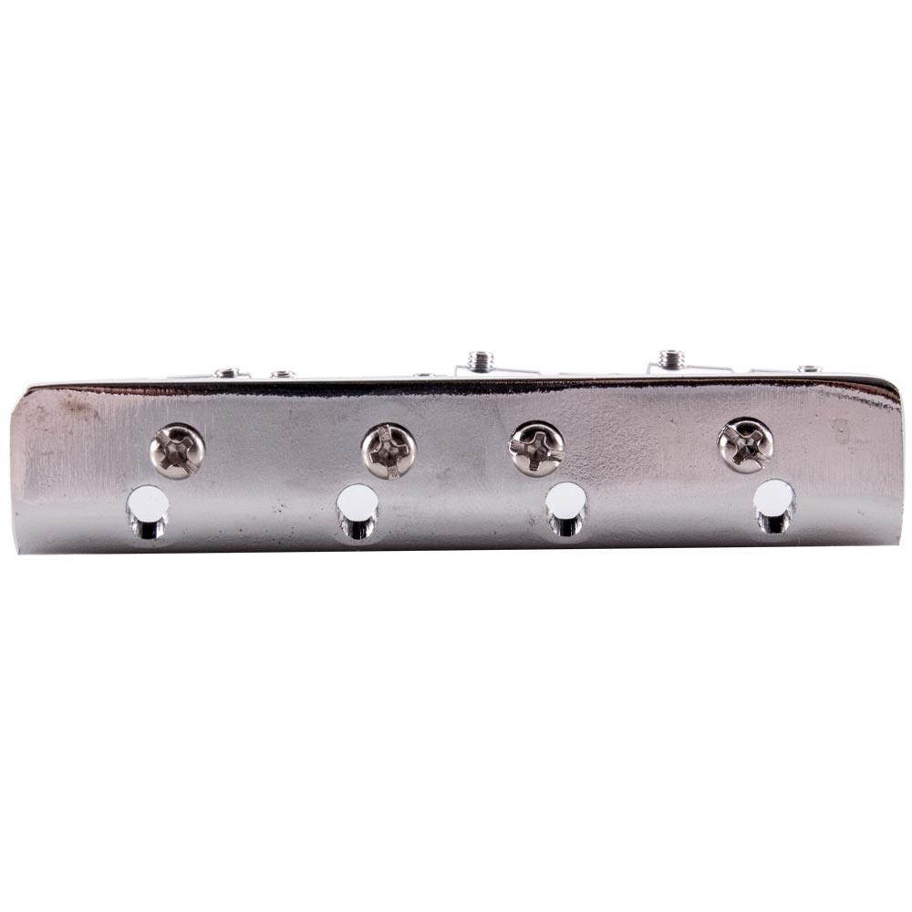 Seismic Audio - SAGA20 - Replacement Chrome Bass Guitar Bridge for Bass Guitars