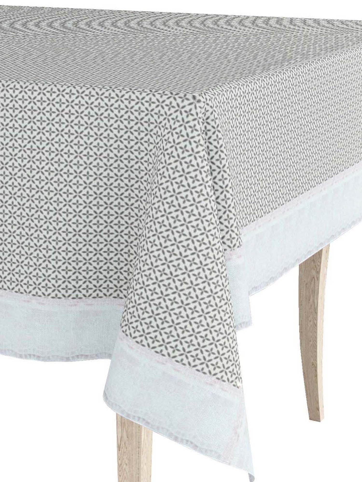 Bianca Classic Clear Grey Pvc 8-10 Seater Table Cloth